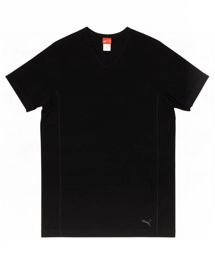 Tricou pentru bărbați Puma Top Medium Black Bumbac