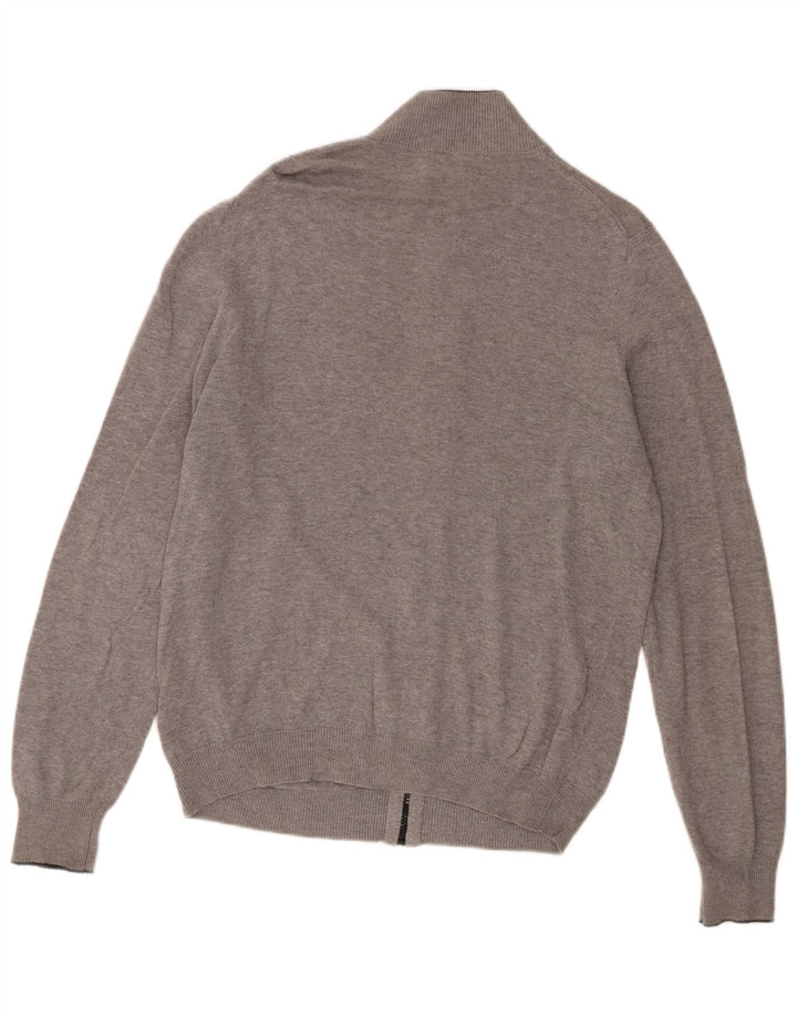 Pulover cardigan pentru bărbați Gap, bumbac, gri mediu