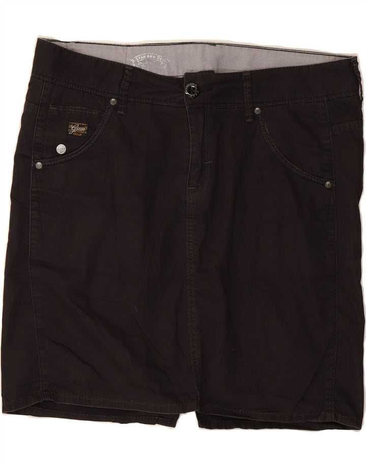 G-STAR Womens Mini Skirt W30 Medium Black Cotton Vintage G-Star and Second-Hand G-Star from Messina Hembry 
