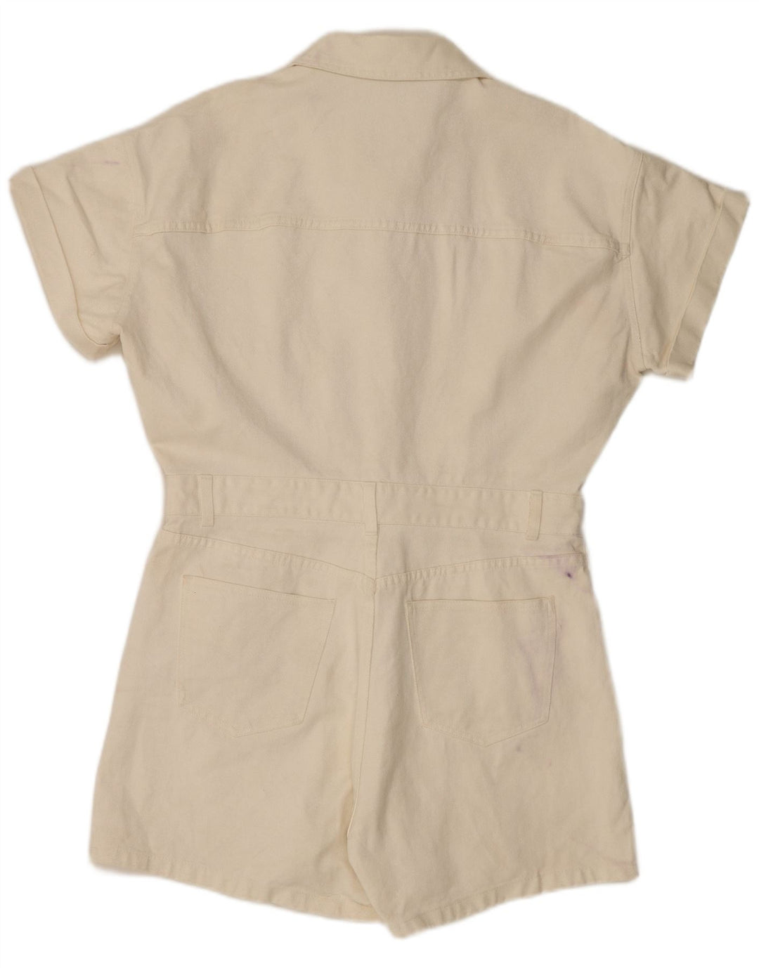 Costum pentru femei Zara din denim UK 20 2XL Bumbac alb