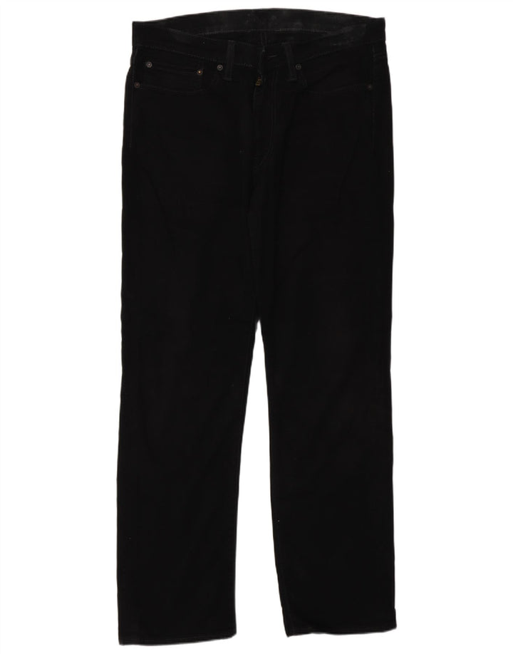 Blugi drepti pentru bărbați Levi's 514 W34 L32 bumbac negru