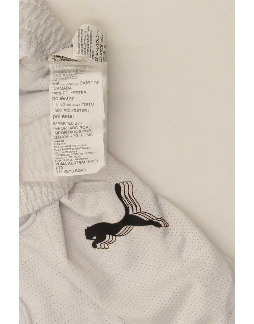Pantaloni scurti sport Puma pentru femei UK 8 Small White Poliester