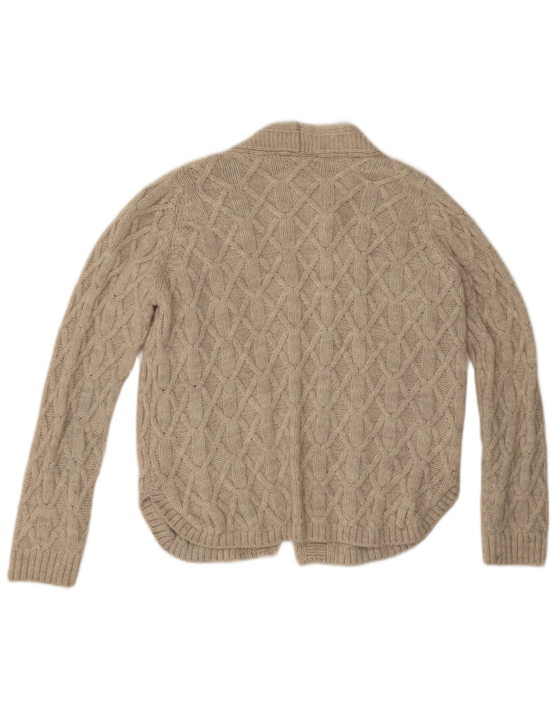 Pulover cardigan deschis supradimensionat pentru femei Marks & Spencer UK 12 Bej mediu