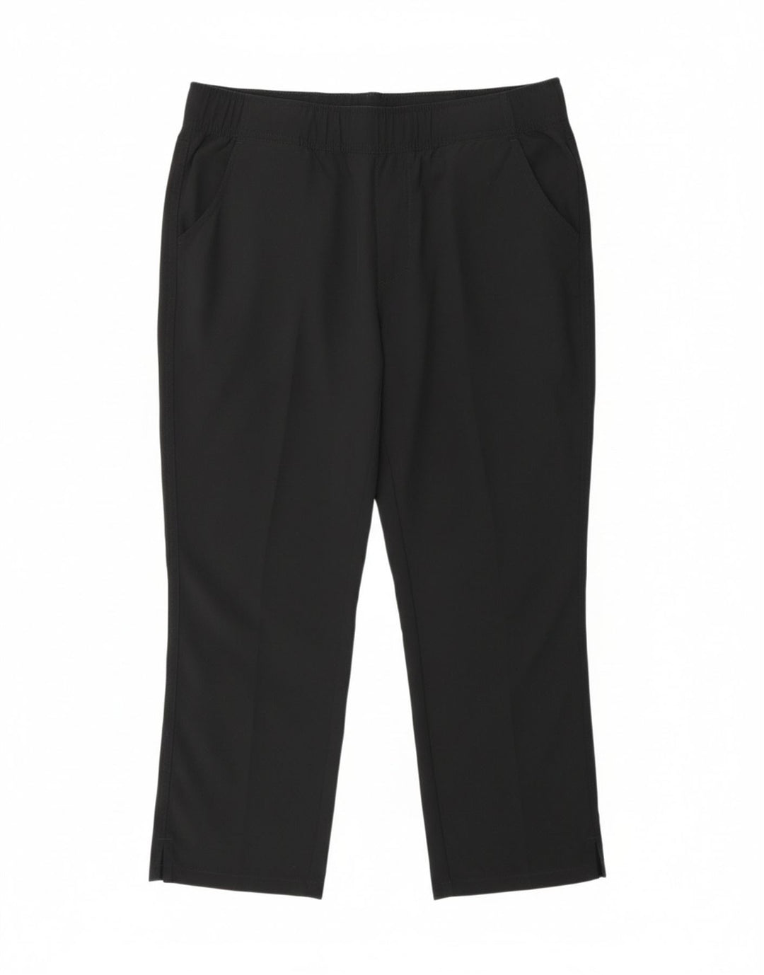 EDDIE BAUER Womens Slim Casual Trousers XL W38 L27 Black Polyester Vintage Eddie Bauer and Second-Hand Eddie Bauer from Messina Hembry 