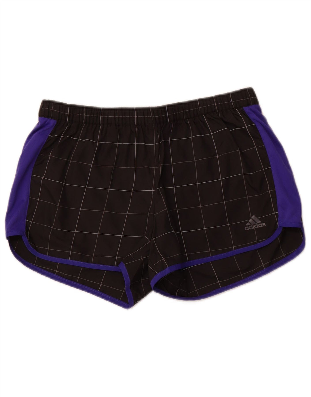Pantaloni scurți sport ADIDAS pentru femei UK 10 Small Black Check