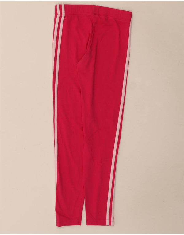 Leggings pentru fete Adidas 11-12 ani roz