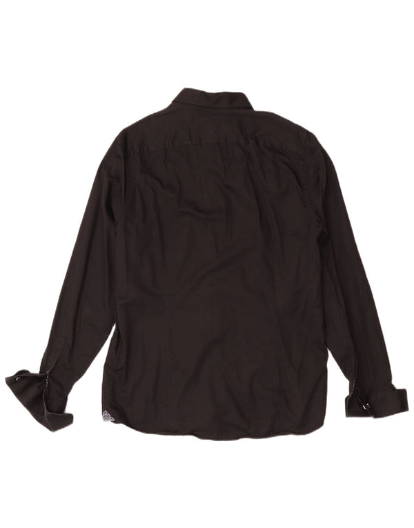 Cămașă formală pentru bărbați Ted Baker, mărimea 16, mare, negru
