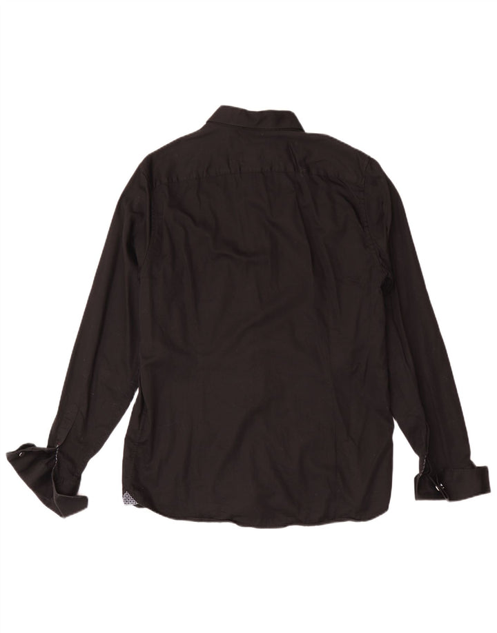 Cămașă formală pentru bărbați Ted Baker, mărimea 16, mare, negru