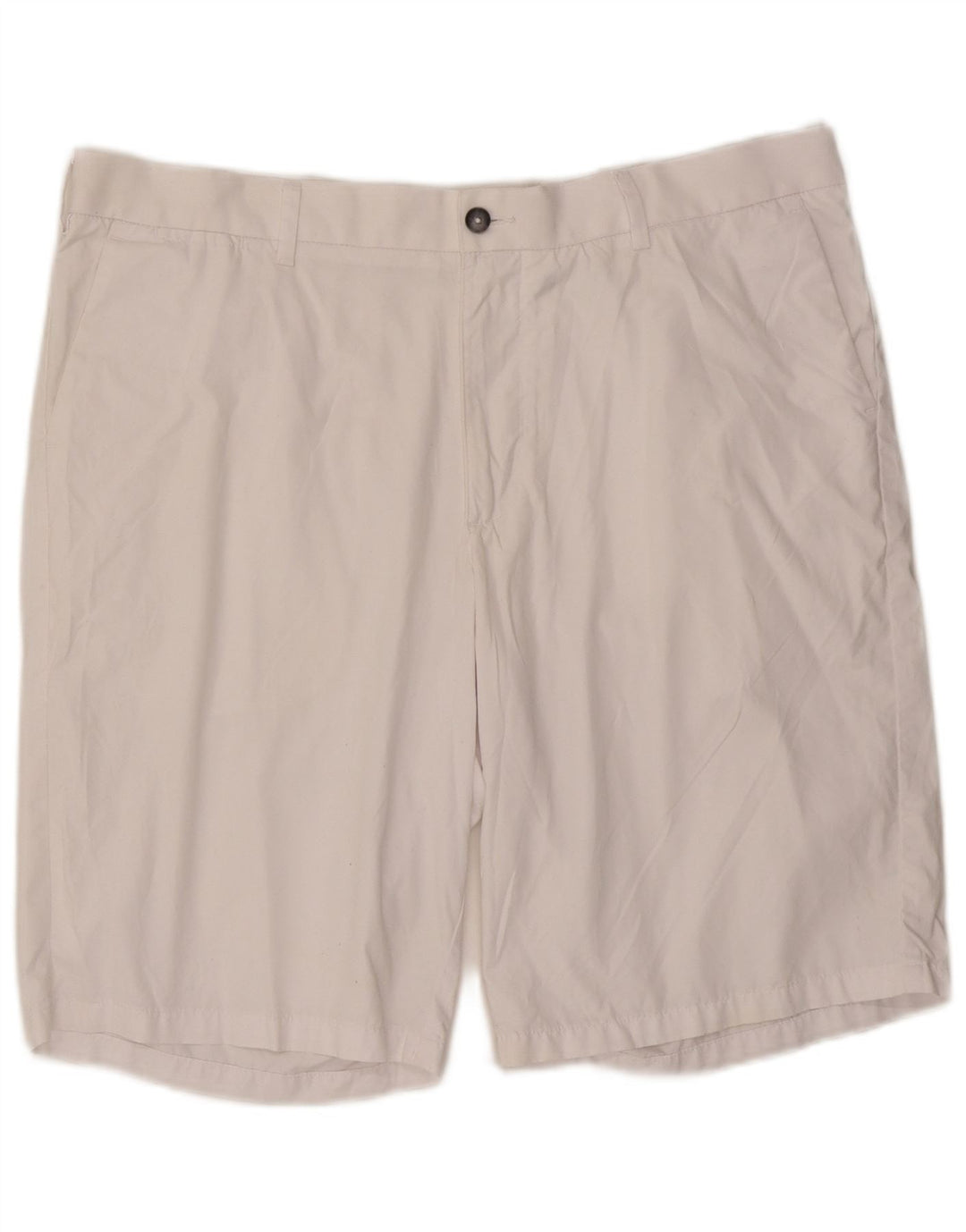 Pantaloni scurți chino pentru bărbați Marks & Spencer W40 XL, bumbac alb