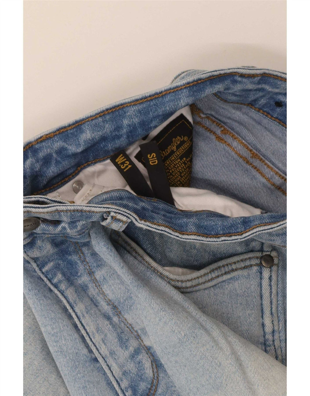 Blugi pentru bărbați Wrangler Sid skinny W31 L29, bumbac albastru