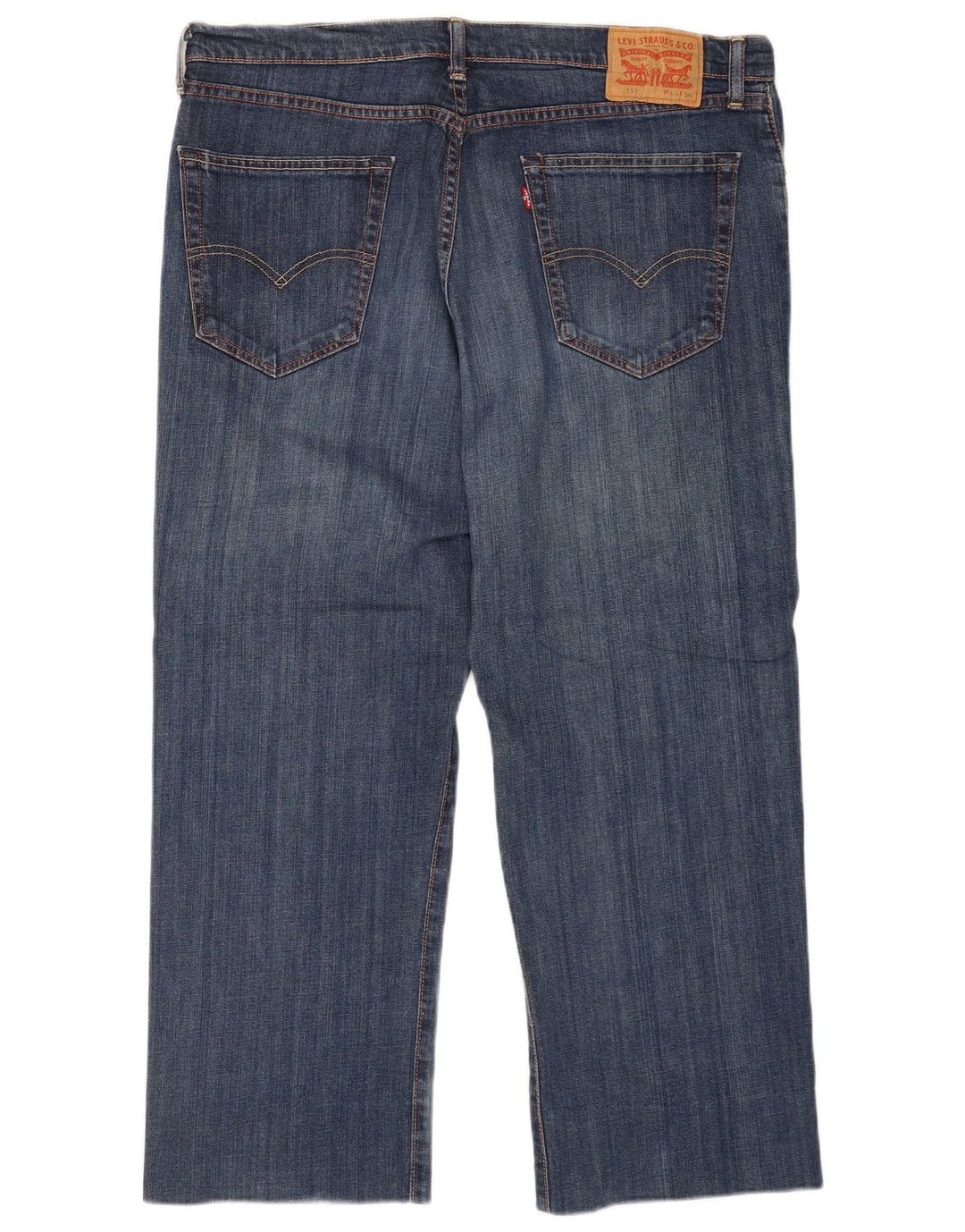 Blugi drepti tăiați pentru bărbați Levi's 751 W40 L25 albastru