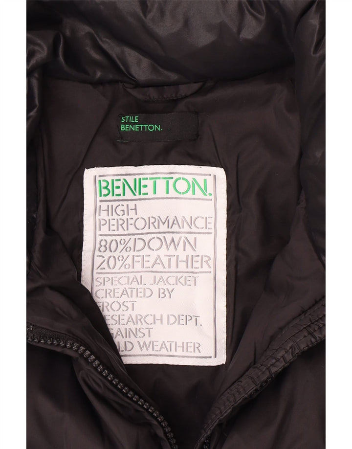 Jachetă căptușită pentru femei Benetton UK 6 XS Negru