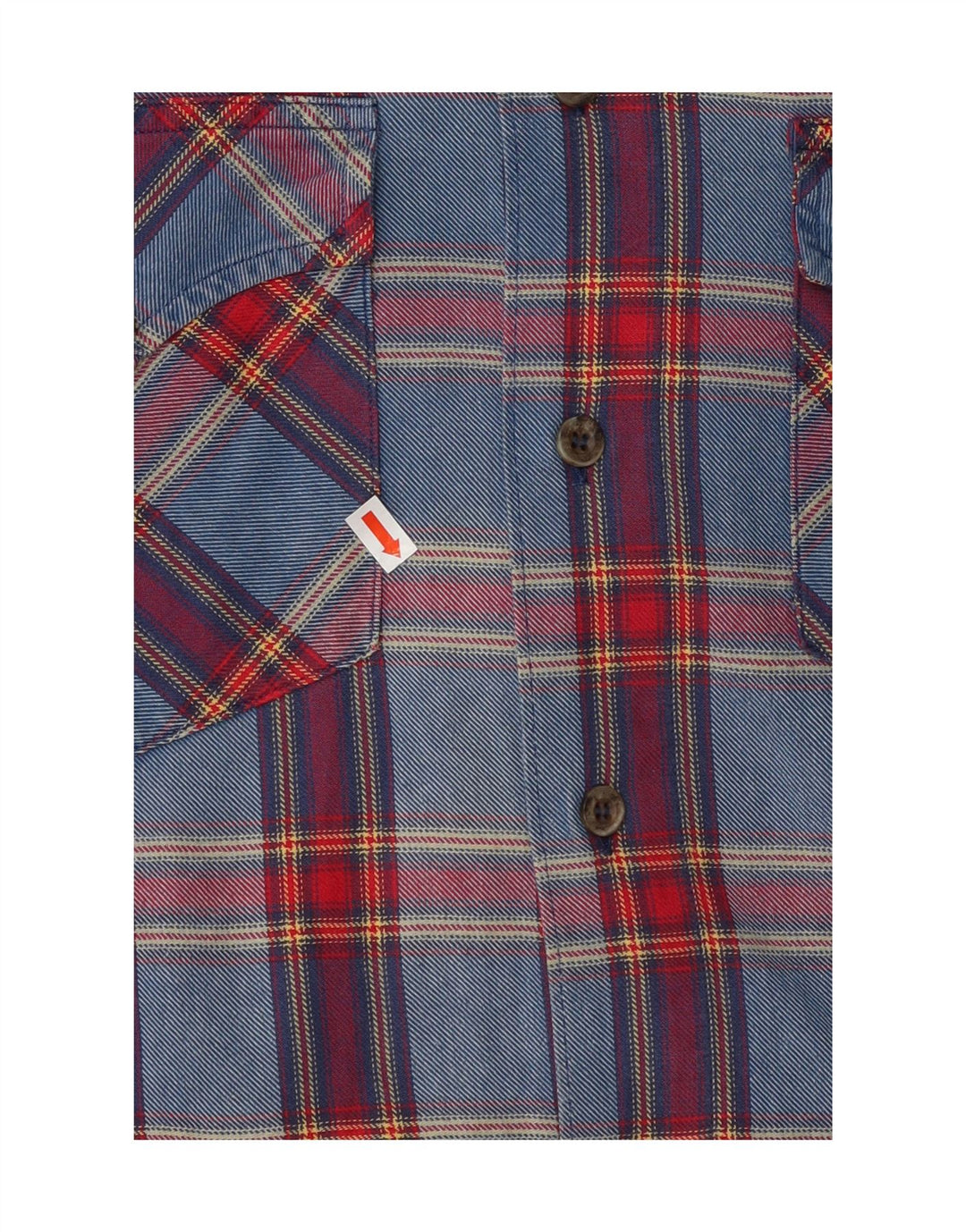 CARRERA Mens Flannel Shirt Size 43/44 XL Blue Check Cotton Vintage Carrera and Second-Hand Carrera from Messina Hembry 