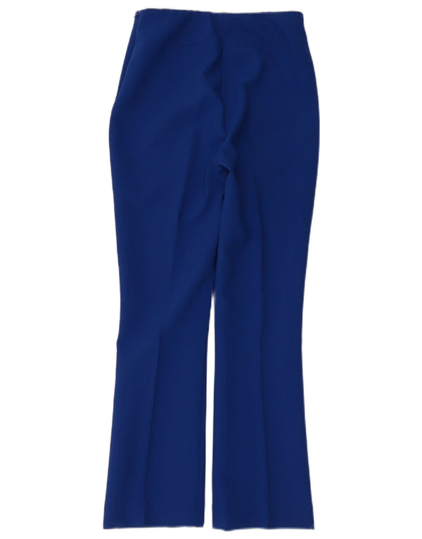 Pantaloni casual pentru femei Bootcut Zara XS W24 L26 Poliester albastru