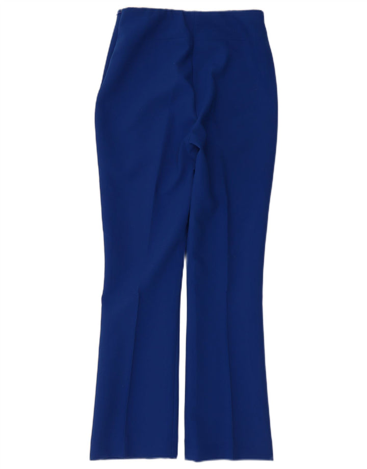 Pantaloni casual pentru femei Bootcut Zara XS W24 L26 Poliester albastru