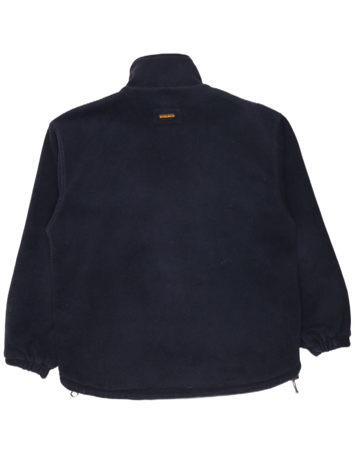 Jachetă reversibilă pentru bărbați WOOLRICH UK 40 mare nailon bleumarin