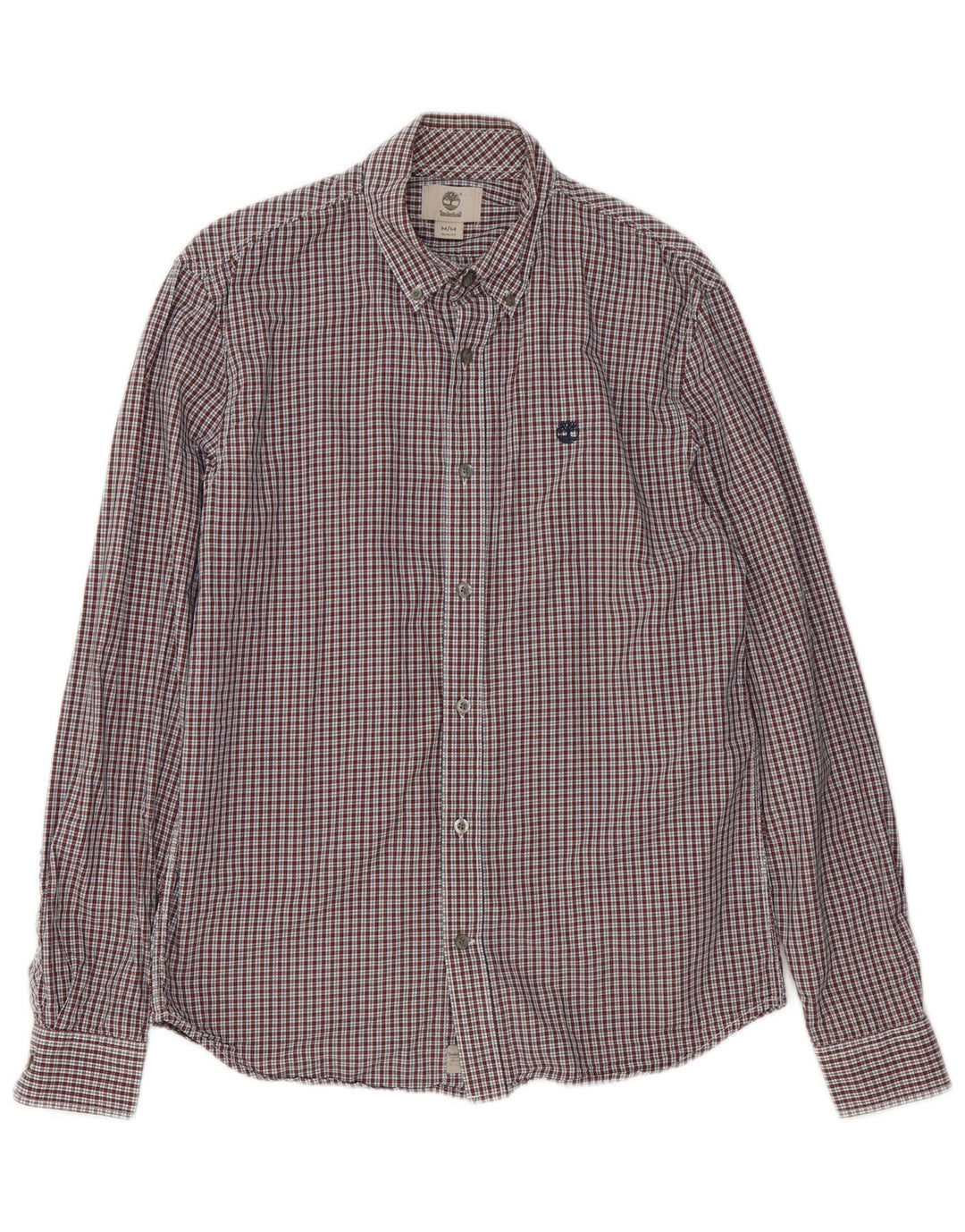 Cămașă Timberland Slim Fit pentru bărbați, roșu mediu Gingham
