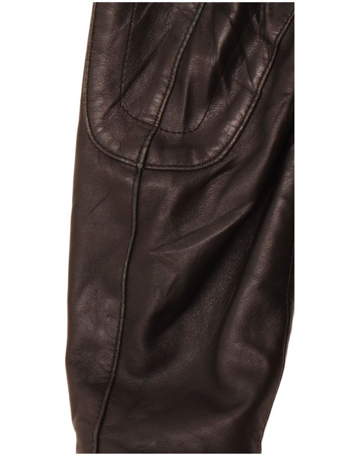 Jachetă de curse din piele pentru bărbați VINTAGE IT 54 2XL din piele neagră