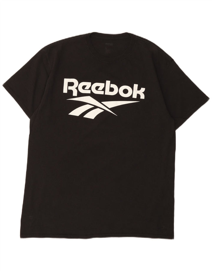 Tricou grafic pentru bărbați Reebok Top Large Negru