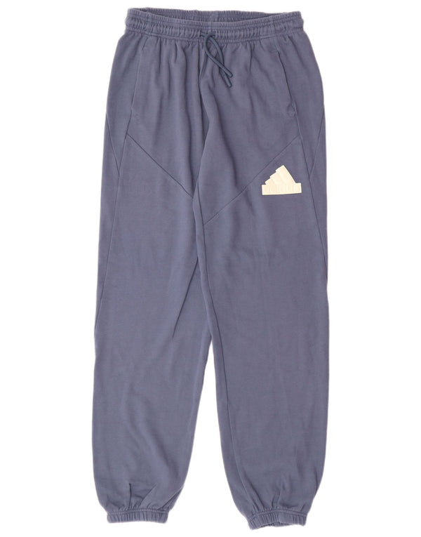 Adidas Băieți Pantaloni Trening Pantaloni Joggeri 15-16 Ani Bumbac Albastru