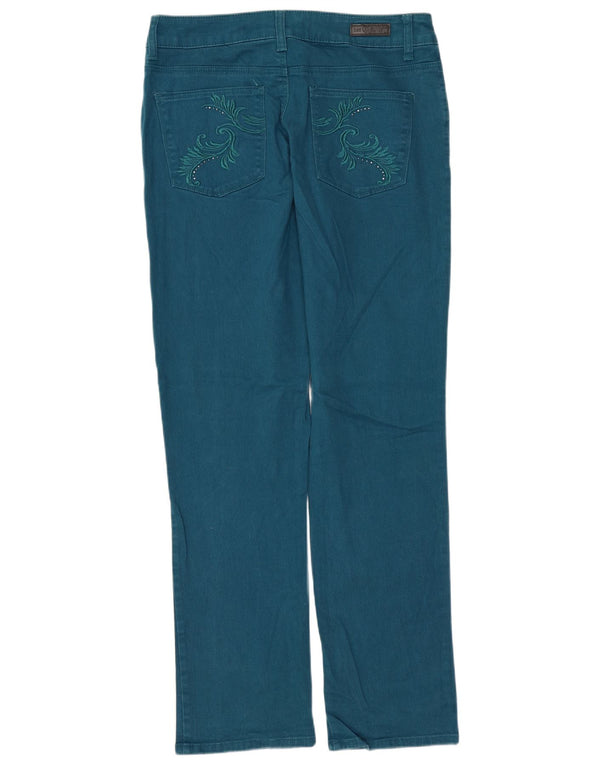 Blugi drepti pentru femei Lee Classic Fit US 8 Medium W30 L29 Bumbac albastru