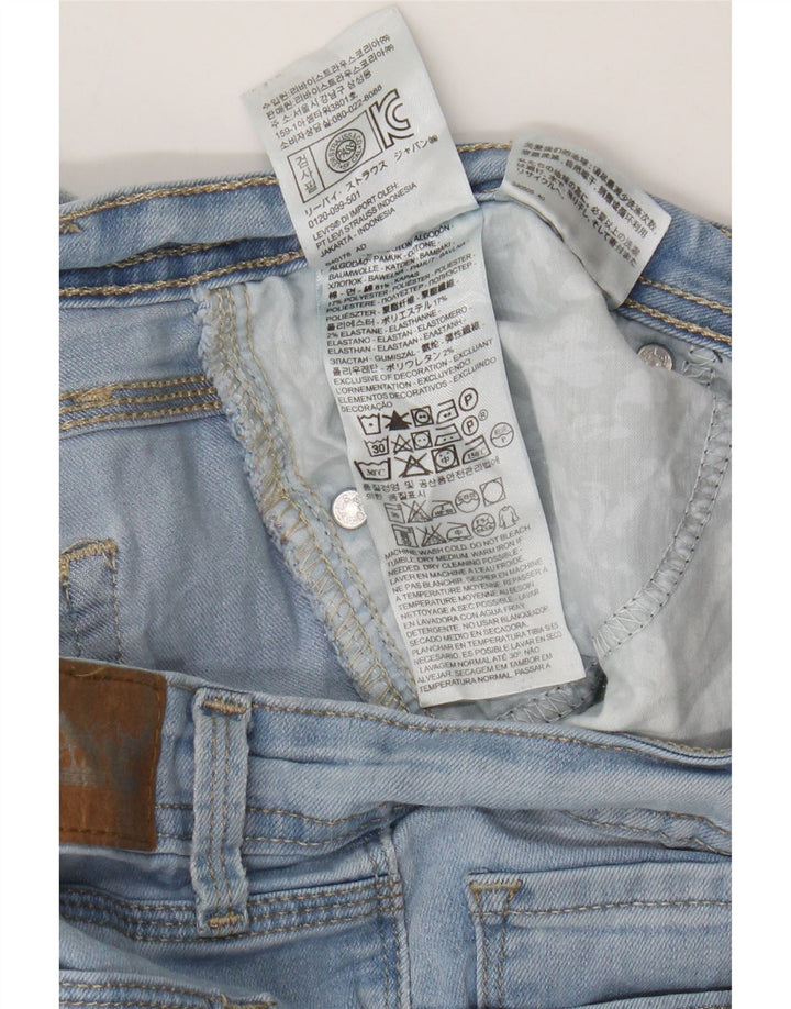 Blugi Levi's 529 Curvy Bootcut W32 L32 Bumbac albastru