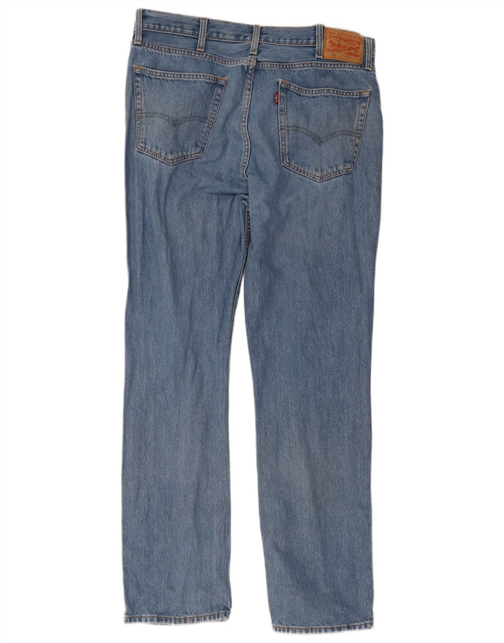 Blugi drepti pentru bărbați Levi's 516 W28 L34 Bumbac albastru