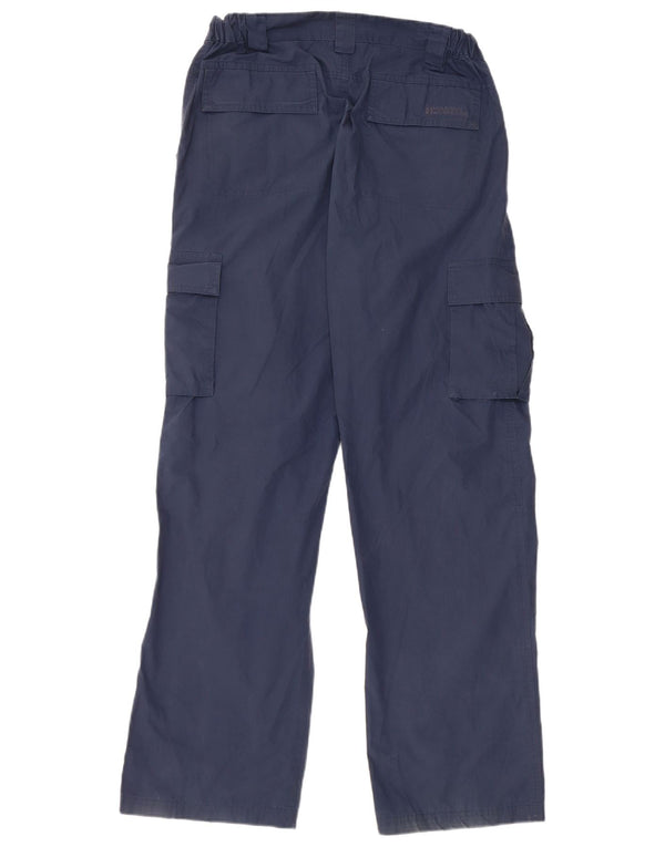 Pantaloni cargo drepti pentru bărbați Mountain Warehouse L32 L31 Poliester bleumarin