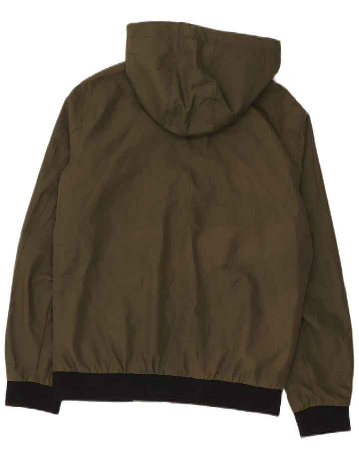 Jack & Jones jachetă de vânt cu glugă pentru bărbați UK 36 Poliester kaki mic
