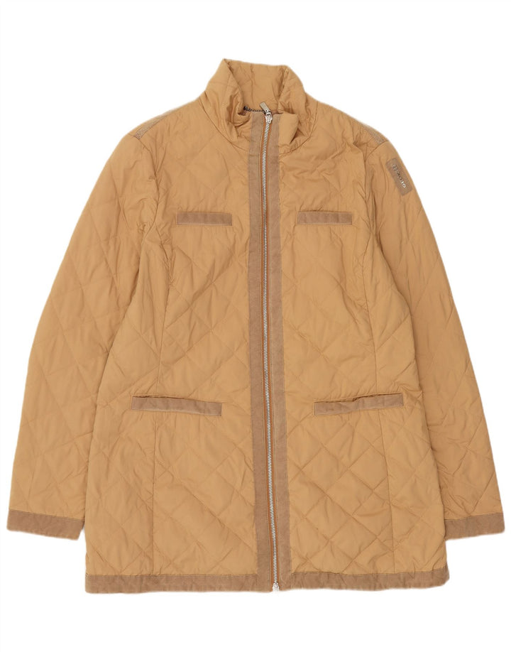 Jachetă matlasată supradimensionată pentru femei Geox UK 10 Small Beige Poliester