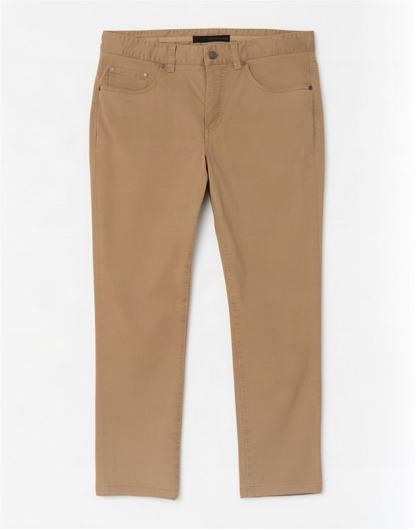 Pantaloni casual drepti pentru bărbați Calvin Klein L33 L29 Bumbac kaki