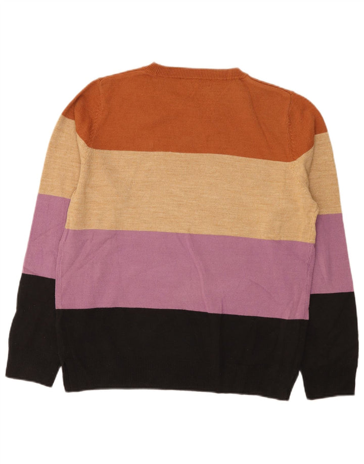 Pulover pentru femei Marks & Spencer cu decolteu cu barca UK 12 Medium Multicolor