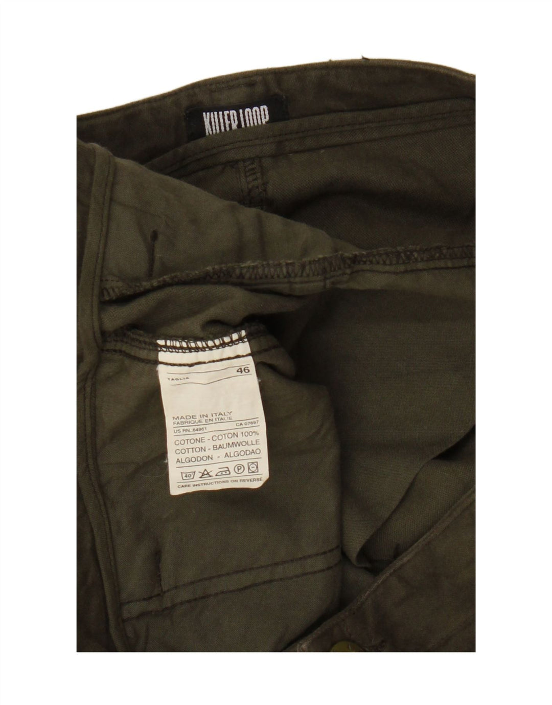 Fusta cargo pentru femei Killer Loop IT 46 Large W32 Khaki Bumbac