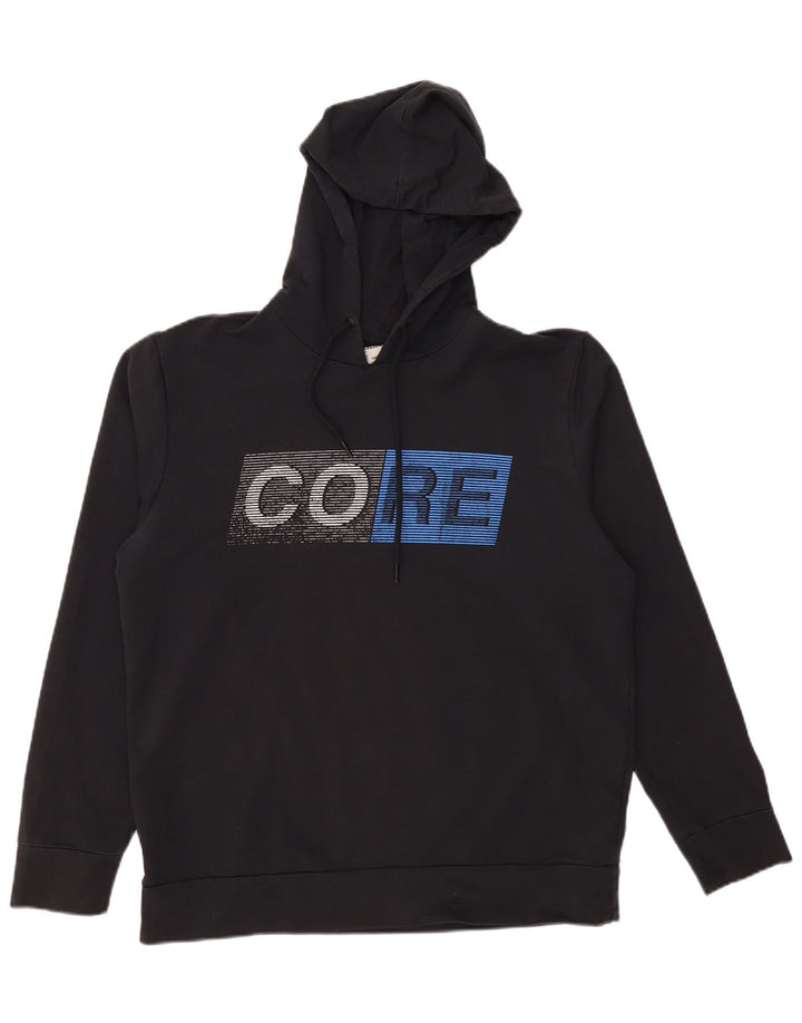 JACK & JONES Pulover grafic pentru bărbați XL bumbac negru