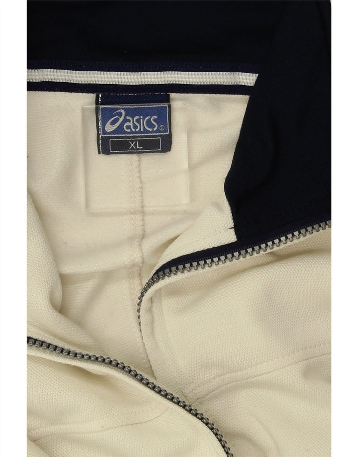 Jachetă de trening pentru bărbați ASICS XL, albă