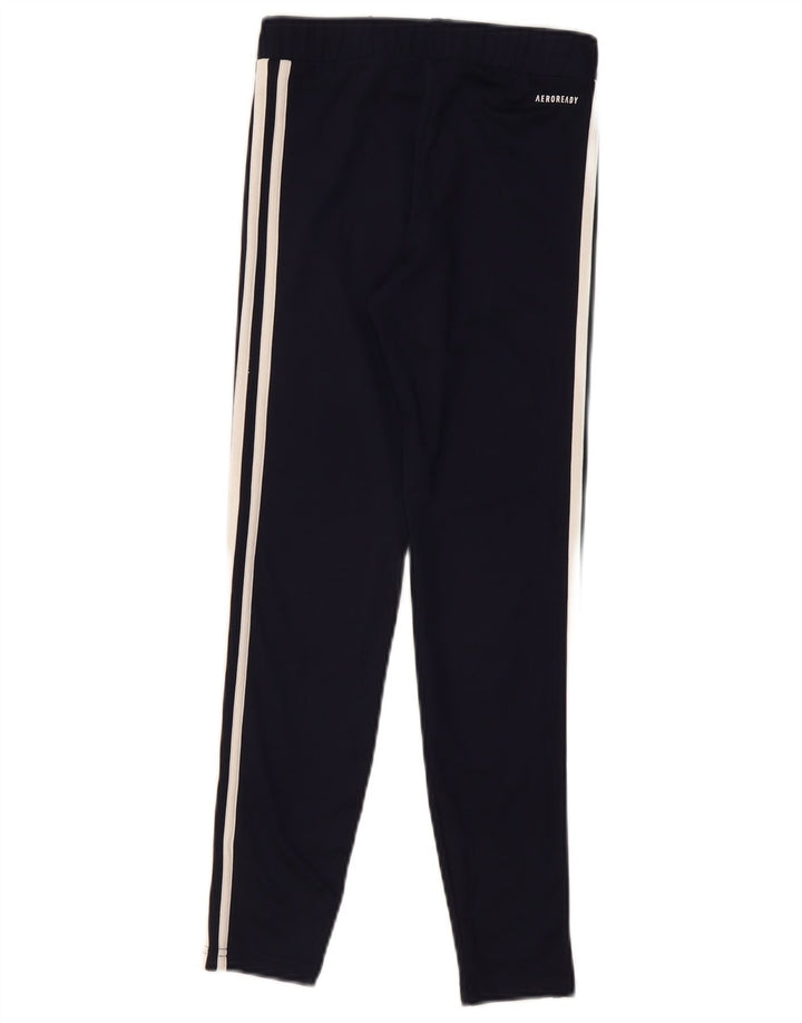 Leggings pentru fete ADIDAS 11-12 ani poliester negru