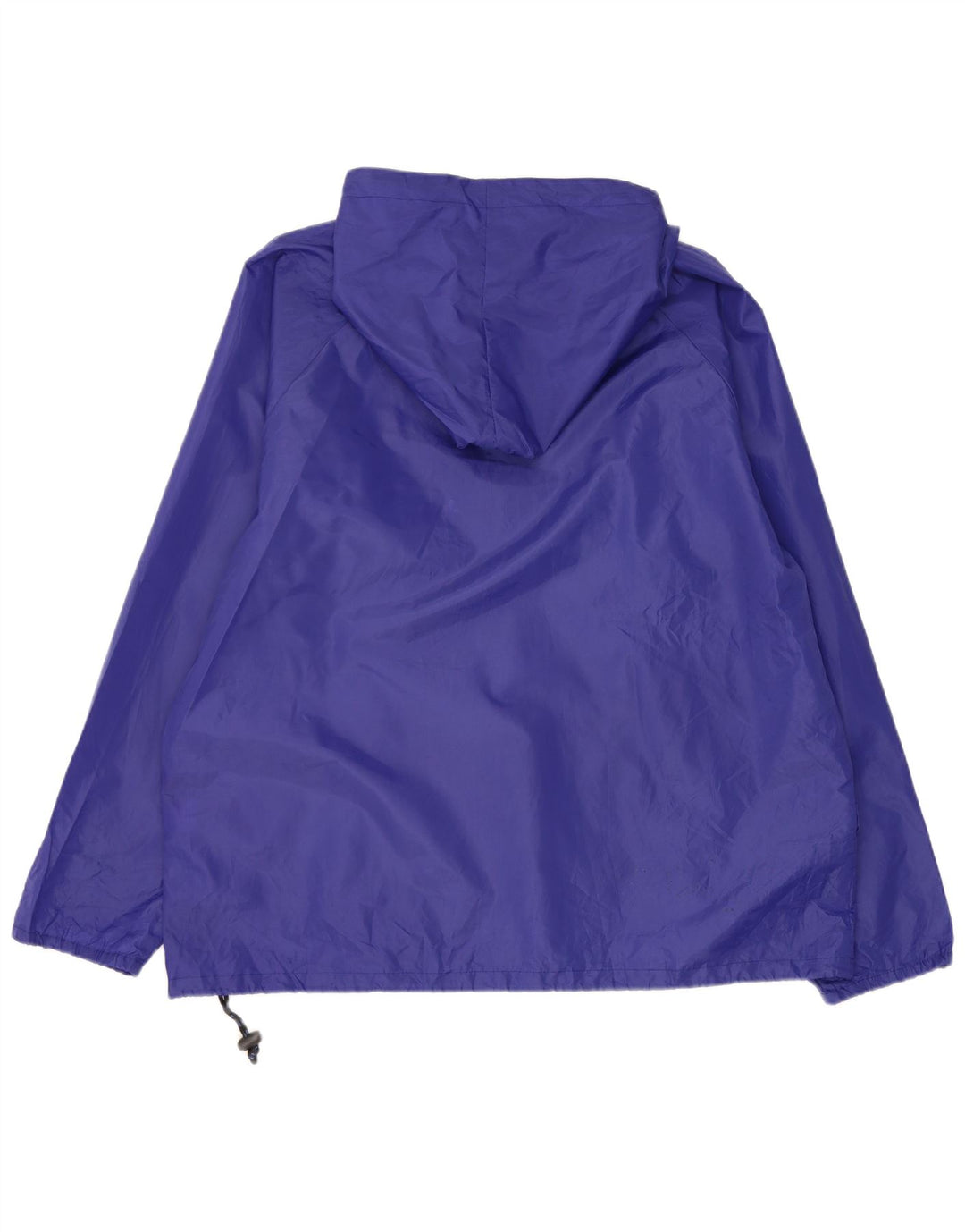 Jachetă de ploaie vintage cu glugă pentru bărbați UK 40 Poliester violet mare