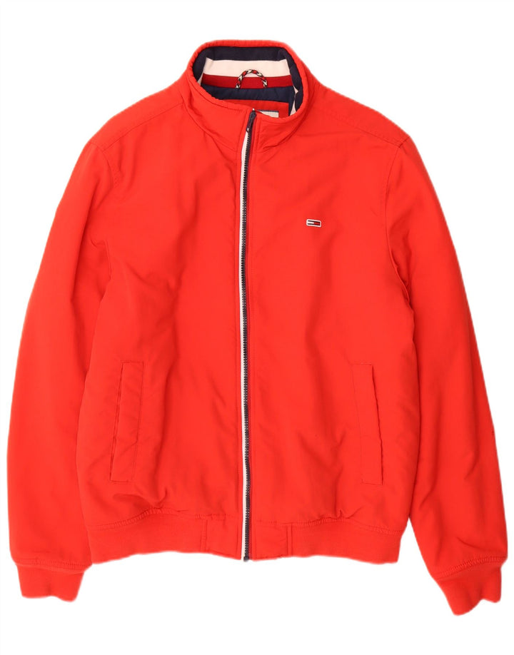 Jachetă bomber pentru bărbați Tommy Hilfiger UK 36 Poliamidă roșie mică