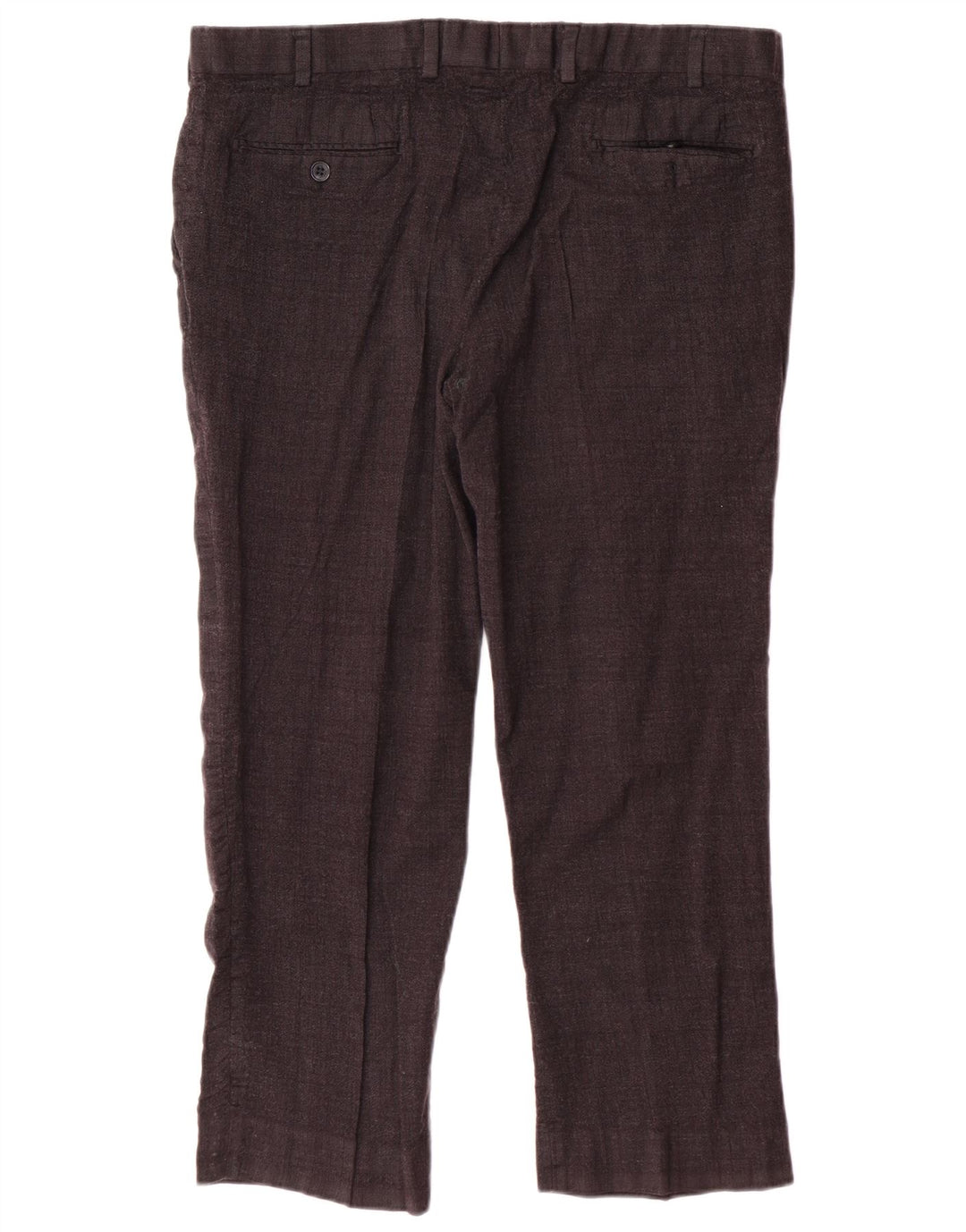 MARKS & SPENCER Pantaloni tăiați drept bărbați cu autograf W40 L26 negri