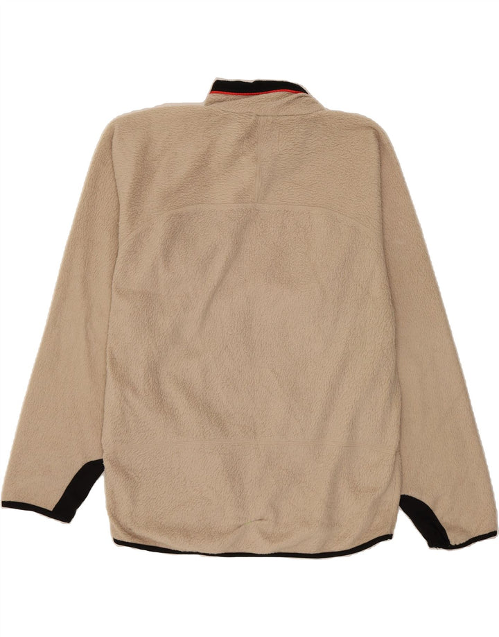 FILA Mens Fleece Jacket UK 40 Large Beige Polyester Vintage Fila and Second-Hand Fila from Messina Hembry 