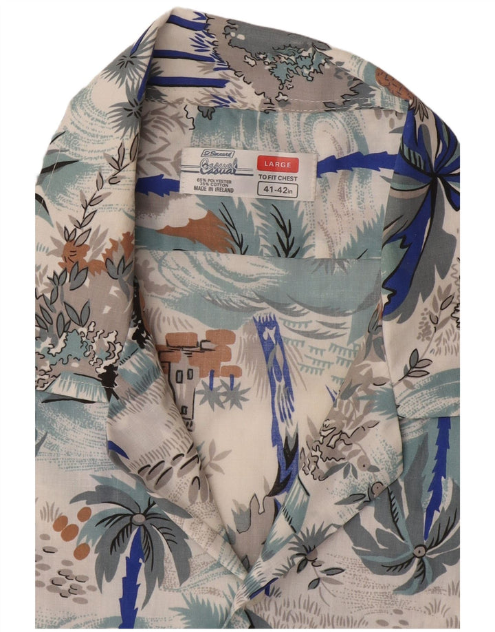 Cămașă pentru bărbați St. Bernard cu model abstract Mărimea 41/42 Hawa mare, multicoloră