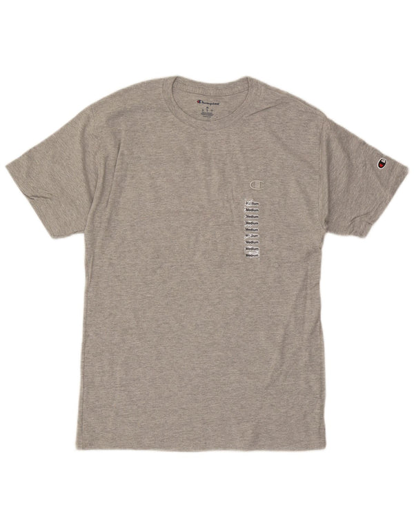Tricou pentru bărbați Champion Top Medium Gri din bumbac cu pete
