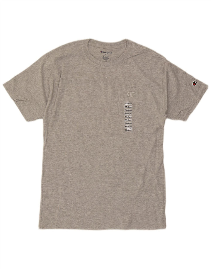 Tricou pentru bărbați Champion Top Medium Gri din bumbac cu pete