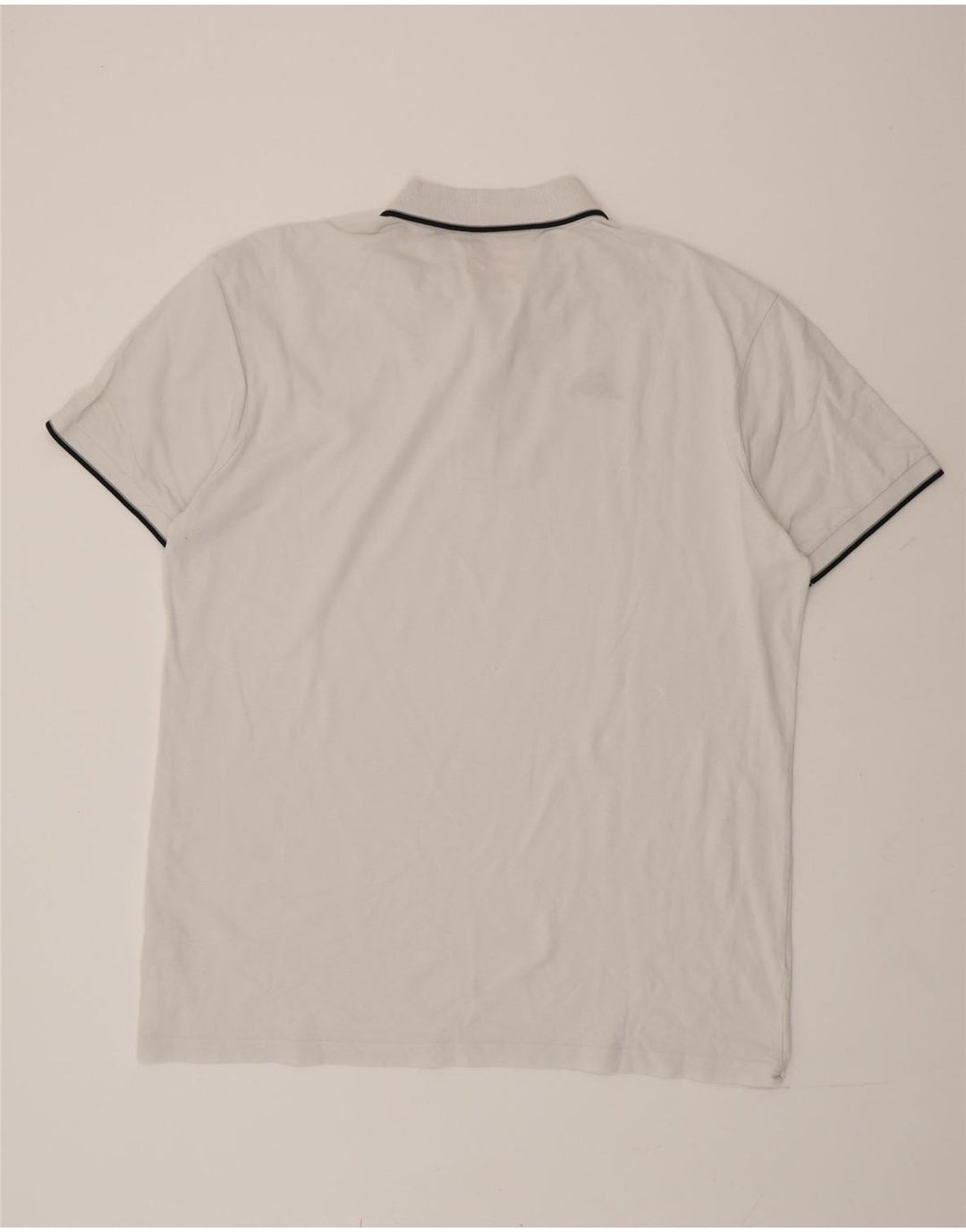 Cămașă polo KAPPA pentru bărbați, bumbac alb 3XL
