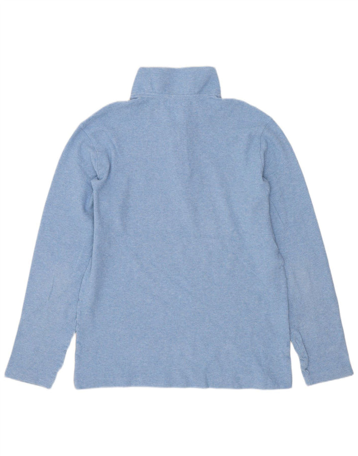 Pulover pentru femei IZOD, cu fermoar, cu gât, UK 14, albastru mediu