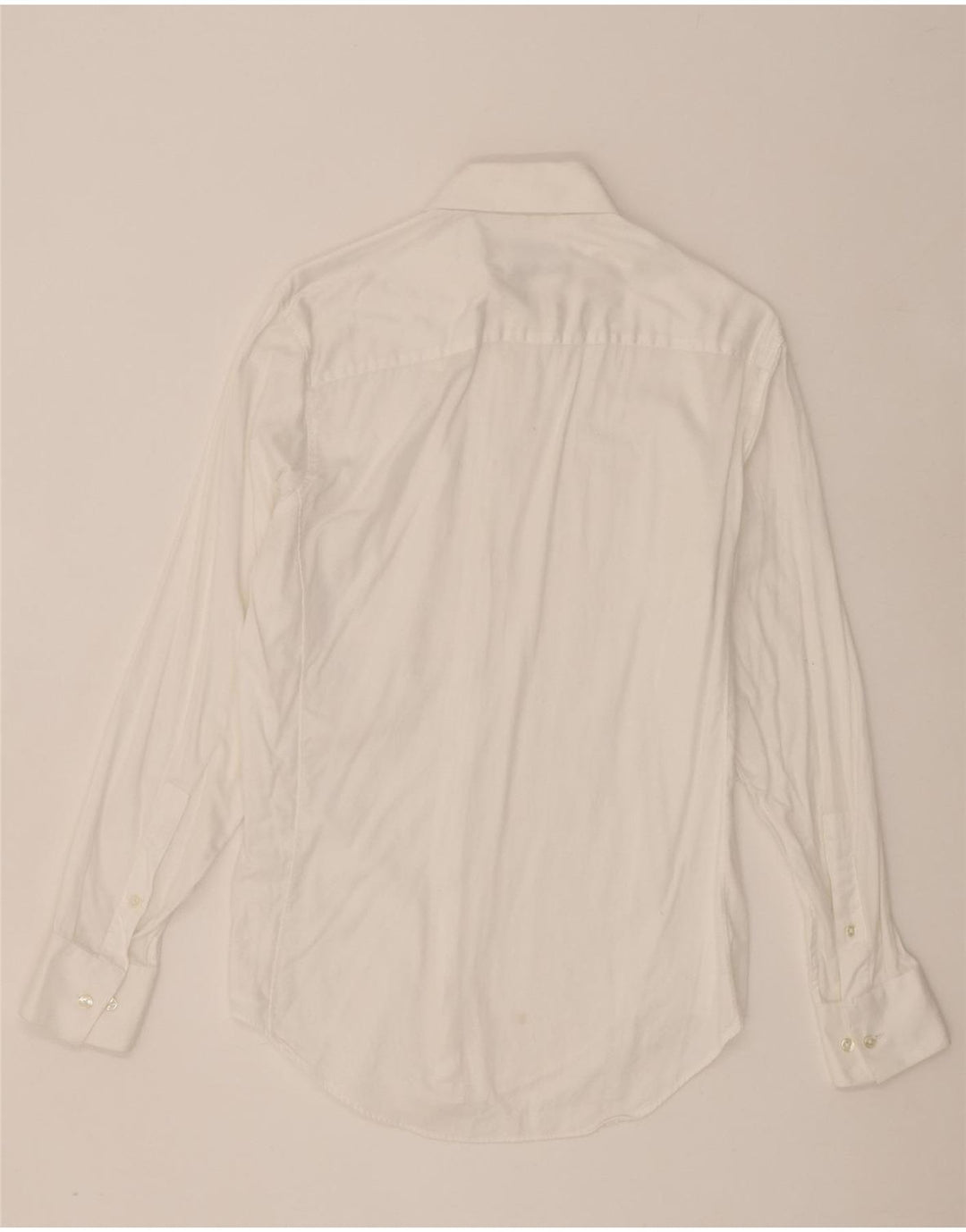 Cămașă pentru bărbați Calvin Klein Slim Fit Mărimea 15 Bumbac alb mediu