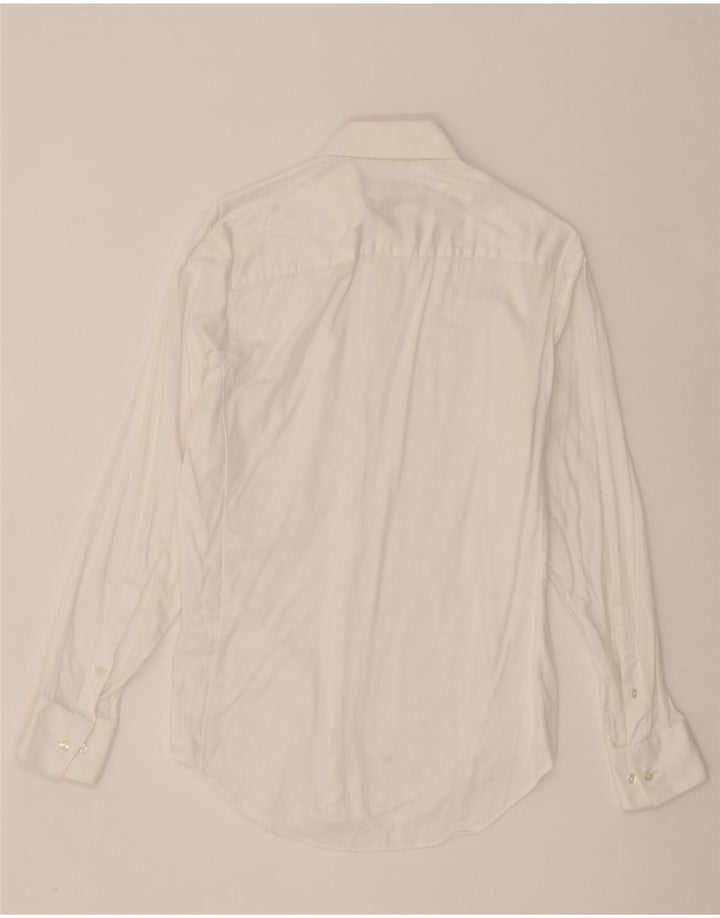 Cămașă pentru bărbați Calvin Klein Slim Fit Mărimea 15 Bumbac alb mediu