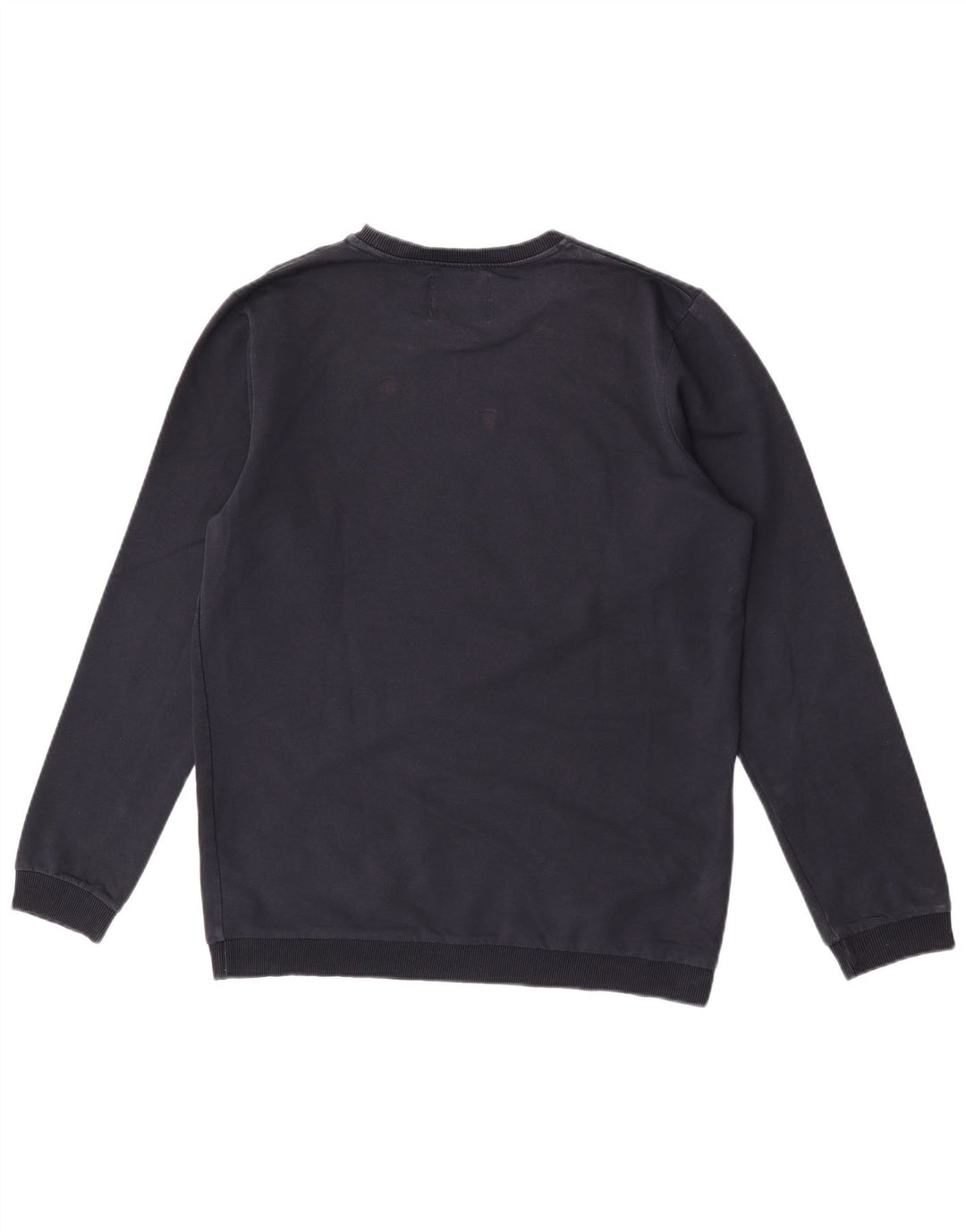 Pulover cu grafic pentru bărbați Jack & Jones Pulover mare din bumbac bleumarin