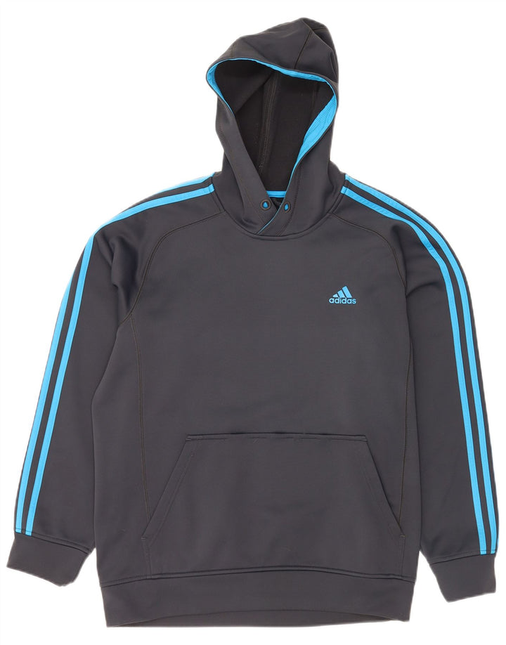 Pulover adidas Climawarm pentru bărbați, poliester, gri mediu