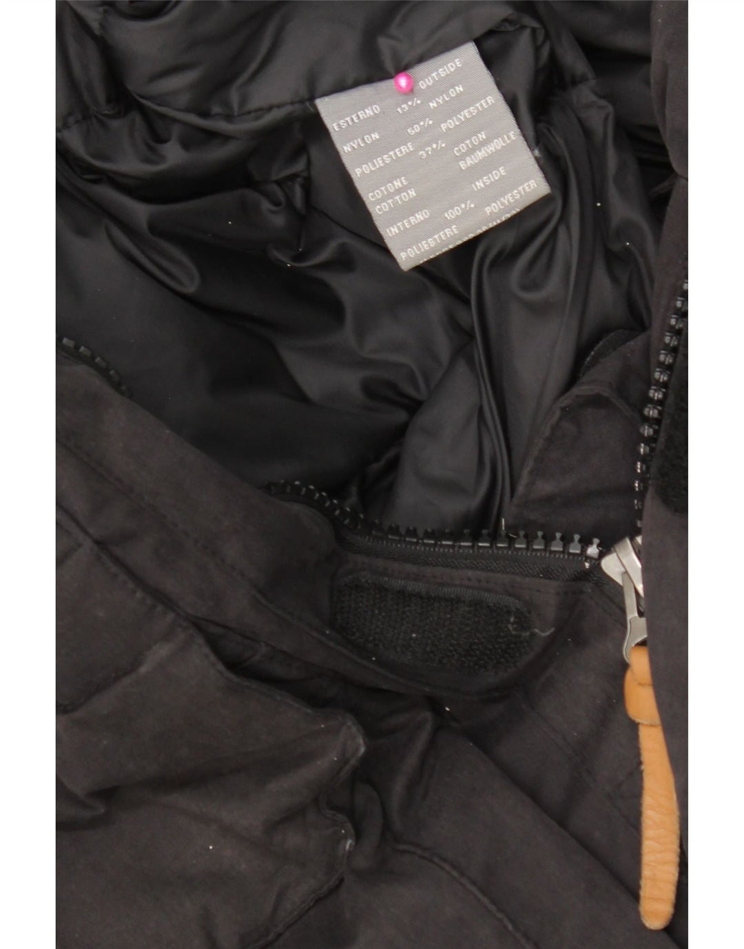 Jachetă căptușită cu glugă pentru bărbați Dolomite UK 42 XL Nylon negru